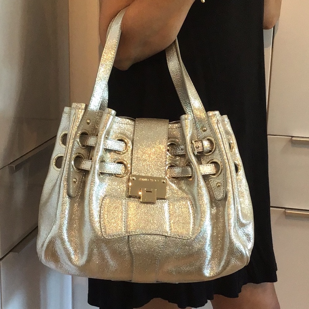Jimmy Choo Riki Glitter Bag